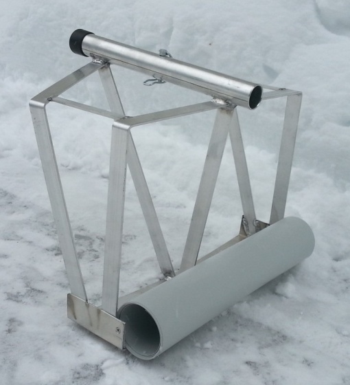 OIVA-lumenpudottimen kolmiomainen kehikko-osa ja muovikalvo